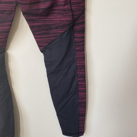 lululemon athletica Burgundy and Black Leggings - Picture 3 of 6